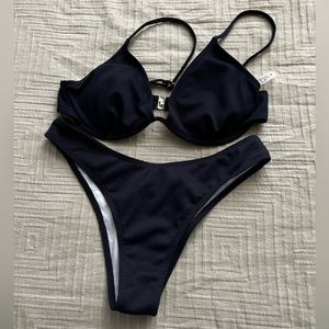 Dark blue bikini